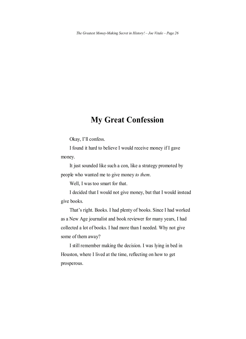 image for page The Greatest Money Making secret in history