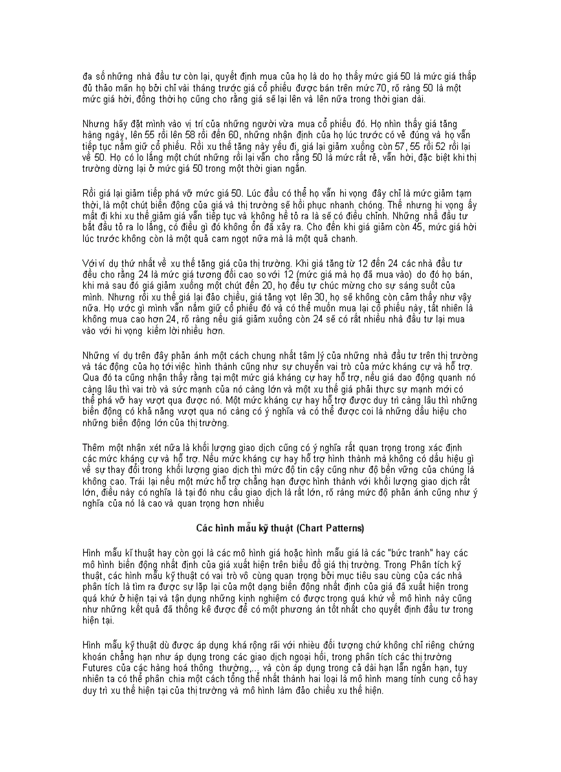 image for page Phân tích kỹ thuật đầu tư thị trường chứng khoán