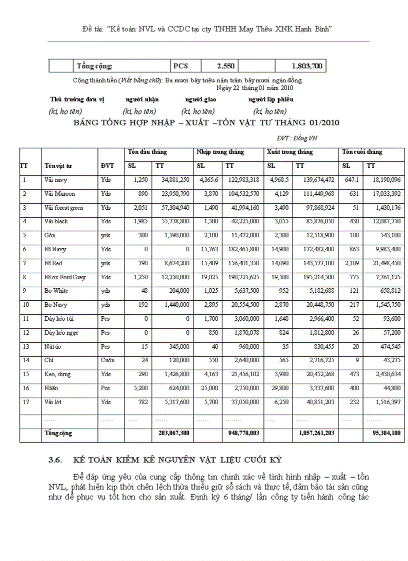 image for page Đề tài Kế toán nguyên vật liệu và CCDC tại công ty TNHH May Thêu xuất nhập khẩu Hạnh Bình