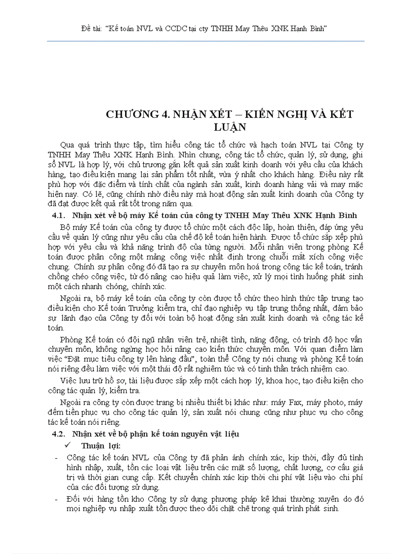 image for page Đề tài Kế toán nguyên vật liệu và CCDC tại công ty TNHH May Thêu xuất nhập khẩu Hạnh Bình