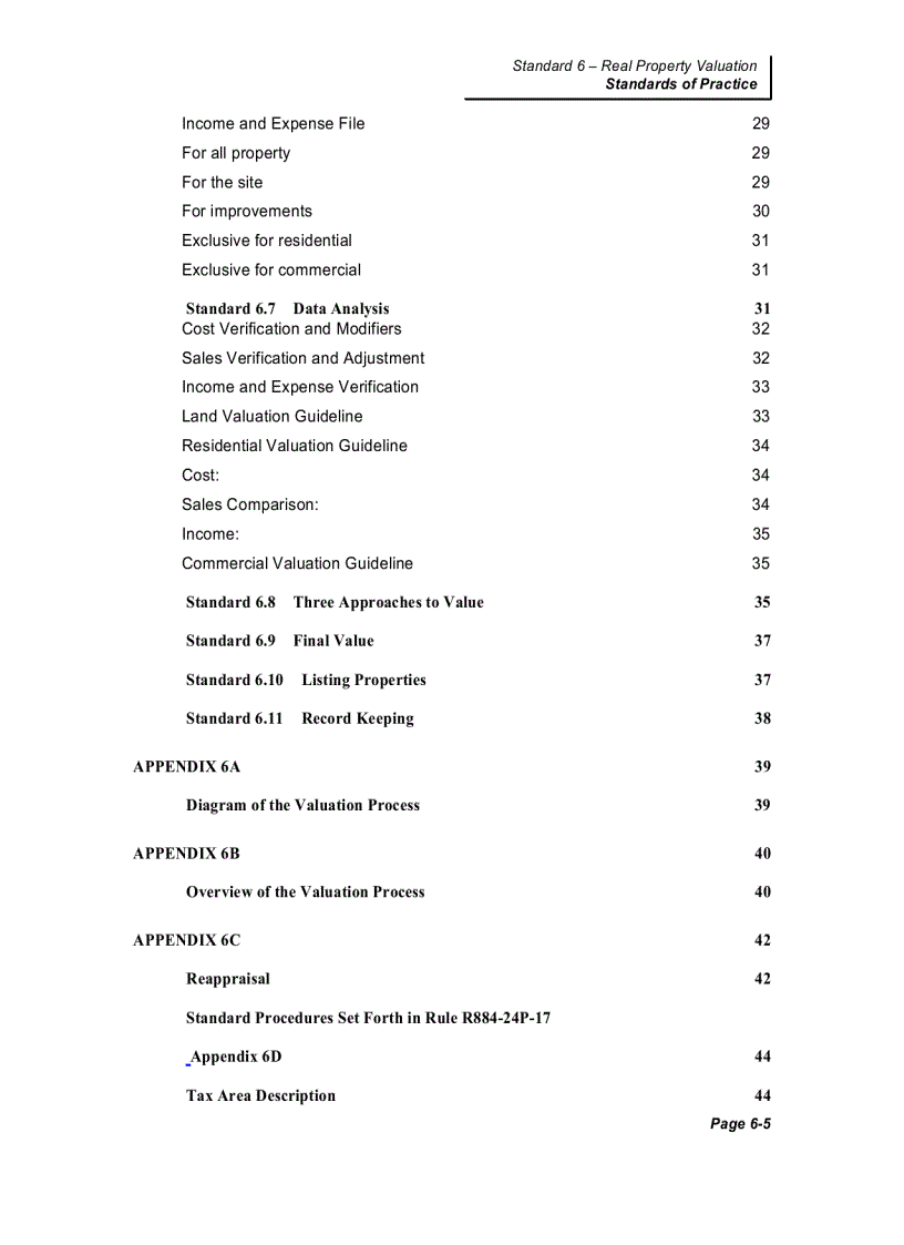 image for page Real Property Valuation