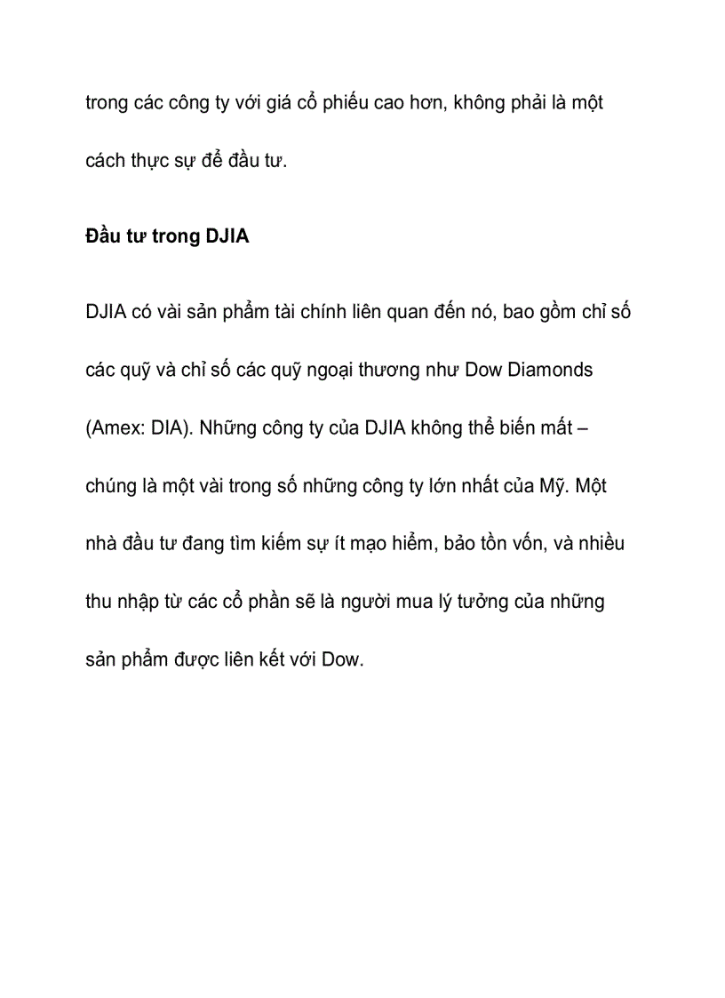 image for page Chỉ số trung bình DOW JONES DJIA