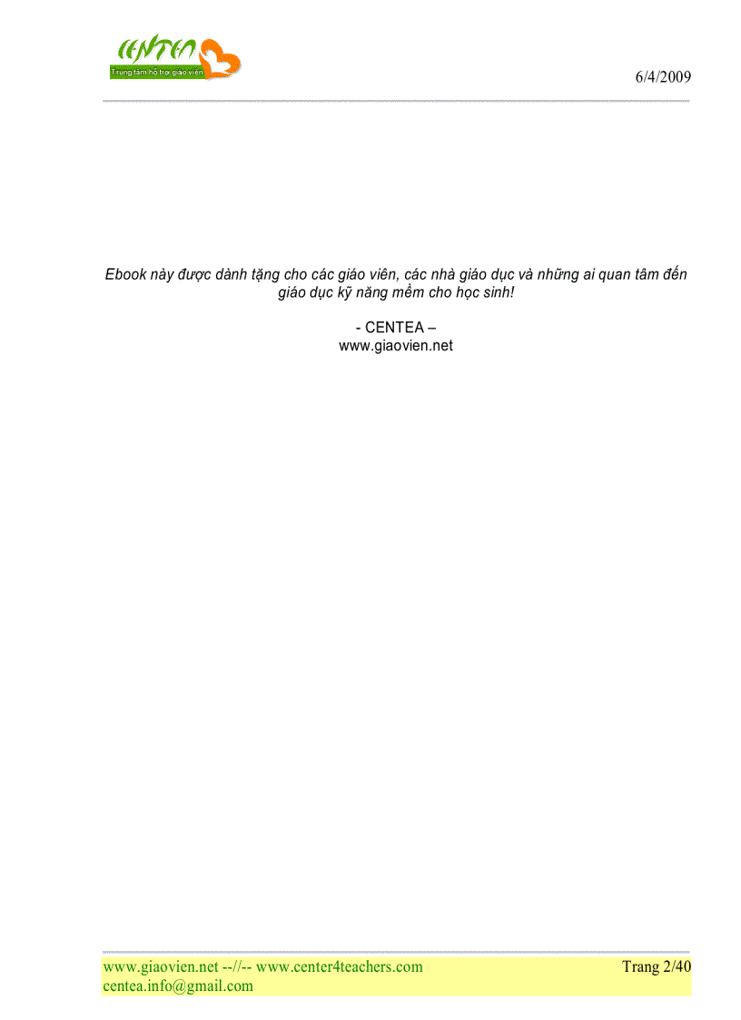 image for page Kỹ năng mêm dành cho giáo viên học sinh