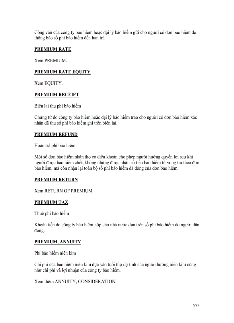 image for page Thuật ngữ bảo hiểm Phần 37