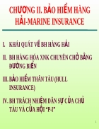 Bài giảng bảo hiểm hàng hải Chương 2