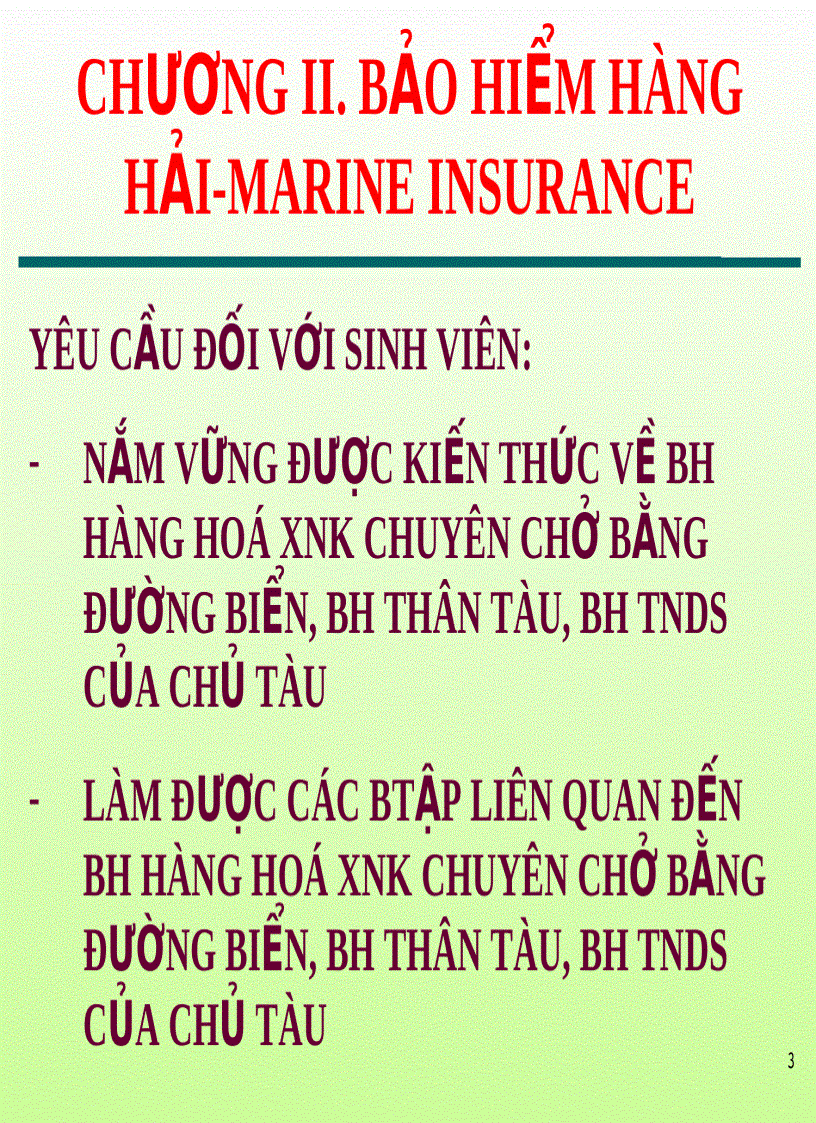 image for page Bài giảng bảo hiểm hàng hải Chương 2