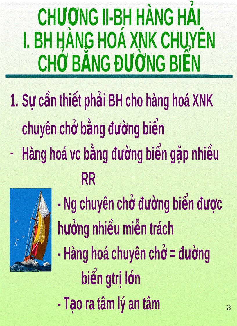 image for page Bài giảng bảo hiểm hàng hải Chương 2