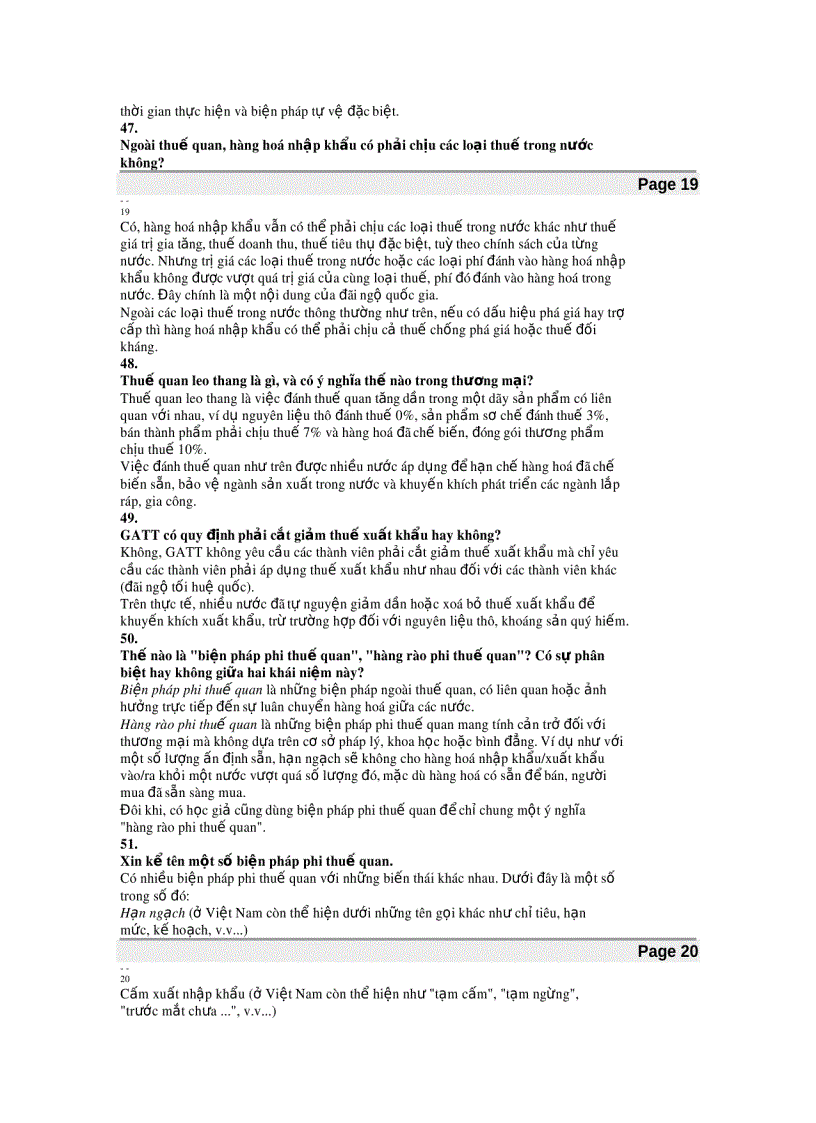 image for page Trắc nghiệm WTO tổ chức và các định chế