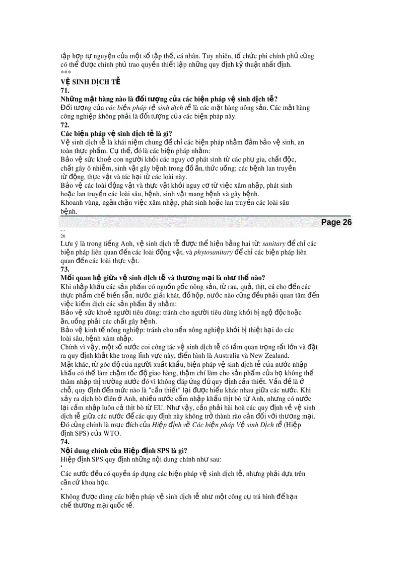 image for page Trắc nghiệm WTO tổ chức và các định chế