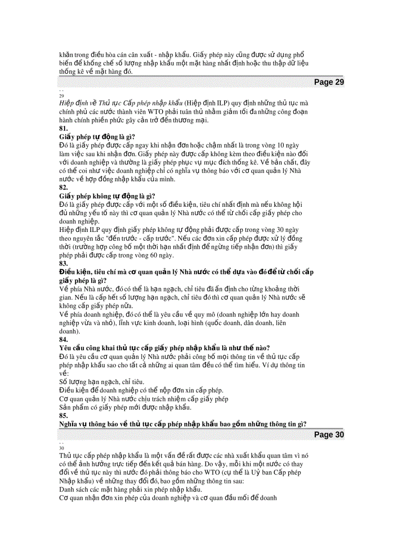 image for page Trắc nghiệm WTO tổ chức và các định chế