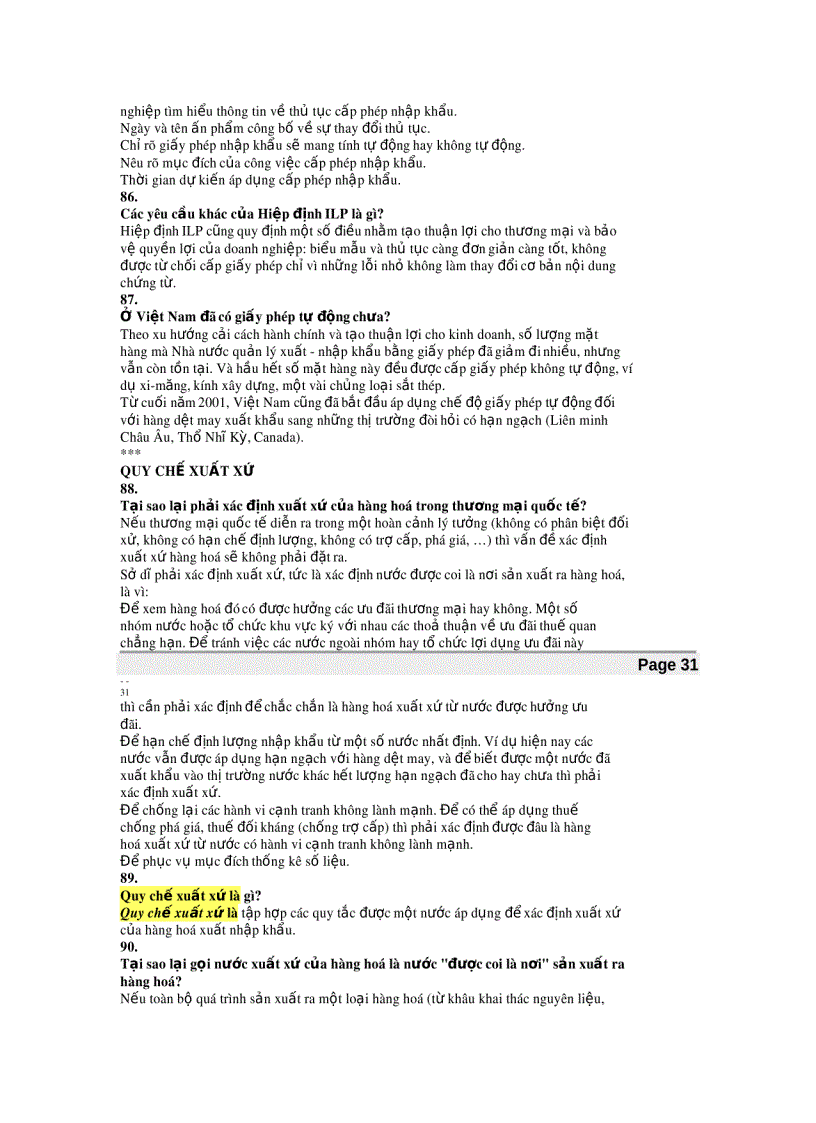 image for page Trắc nghiệm WTO tổ chức và các định chế