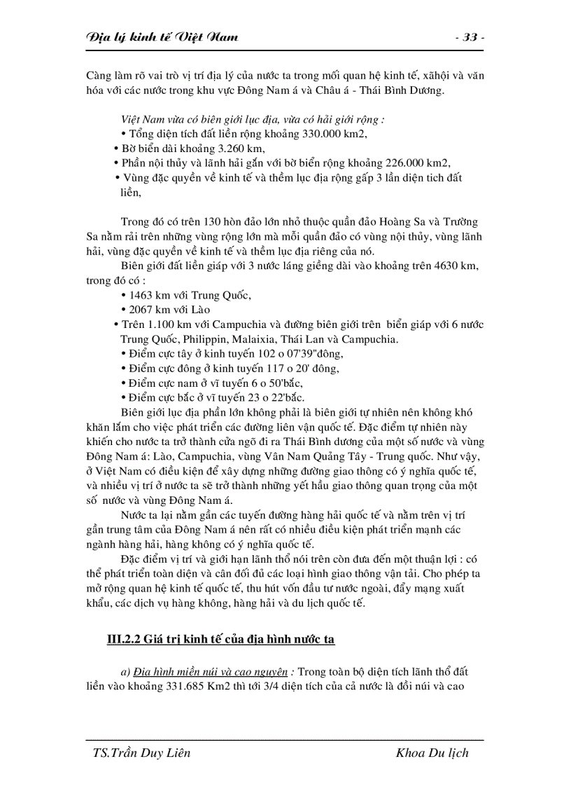 image for page Giáo trình ĐỊA LÝ KINH TẾ VIỆT NAM