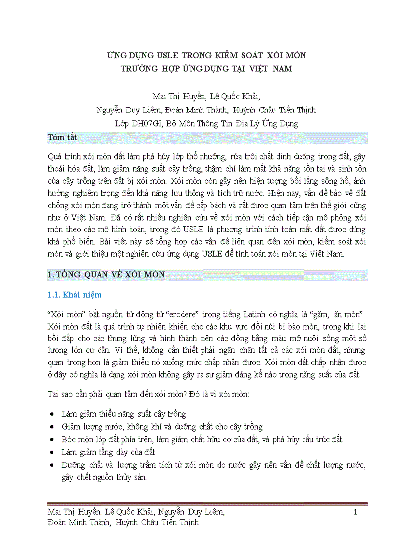 image for page Ứng dụng usle trong kiểm soát xói mòn trường hợp ứng dụng tại việt nam