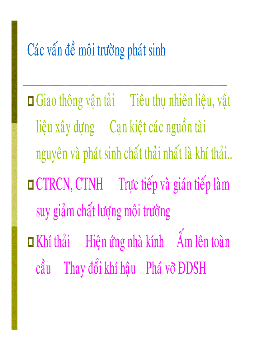 image for page Quản lý môi trường đô thị và khu công nghiệp