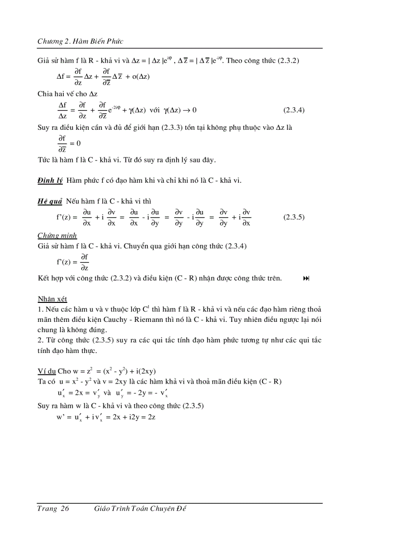 image for page Giáo trình Toán chuyên đề