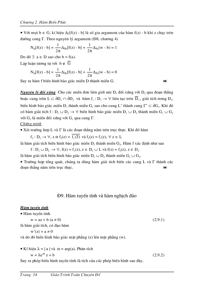 image for page Giáo trình Toán chuyên đề