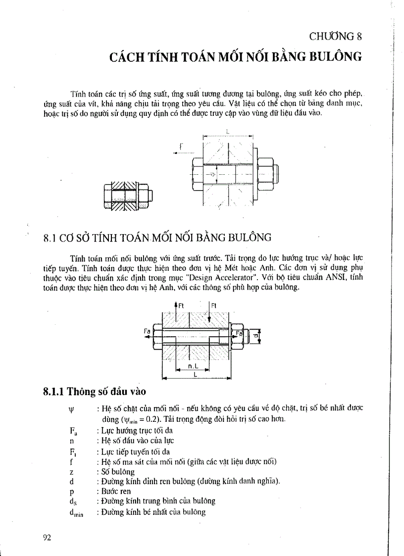 Giáo trình thiết kế chi tiết máy Chương 8