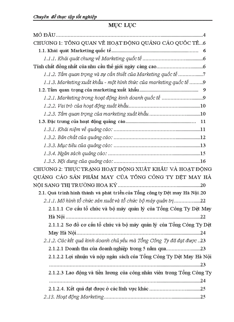 image for page Chiến lược quảng cáo với việc mở rộng thị trường xuất khẩu sản phẩm may của HÀ NỘI sang thị trường Hoa Kỳ