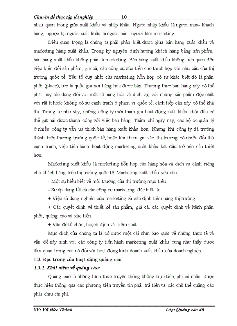 image for page Chiến lược quảng cáo với việc mở rộng thị trường xuất khẩu sản phẩm may của HÀ NỘI sang thị trường Hoa Kỳ