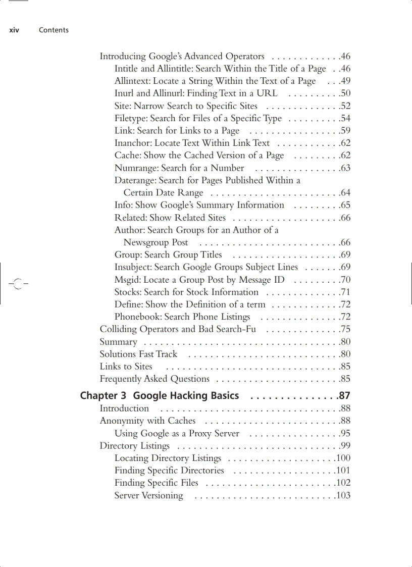 image for page Google Hacking for Penetration Testers