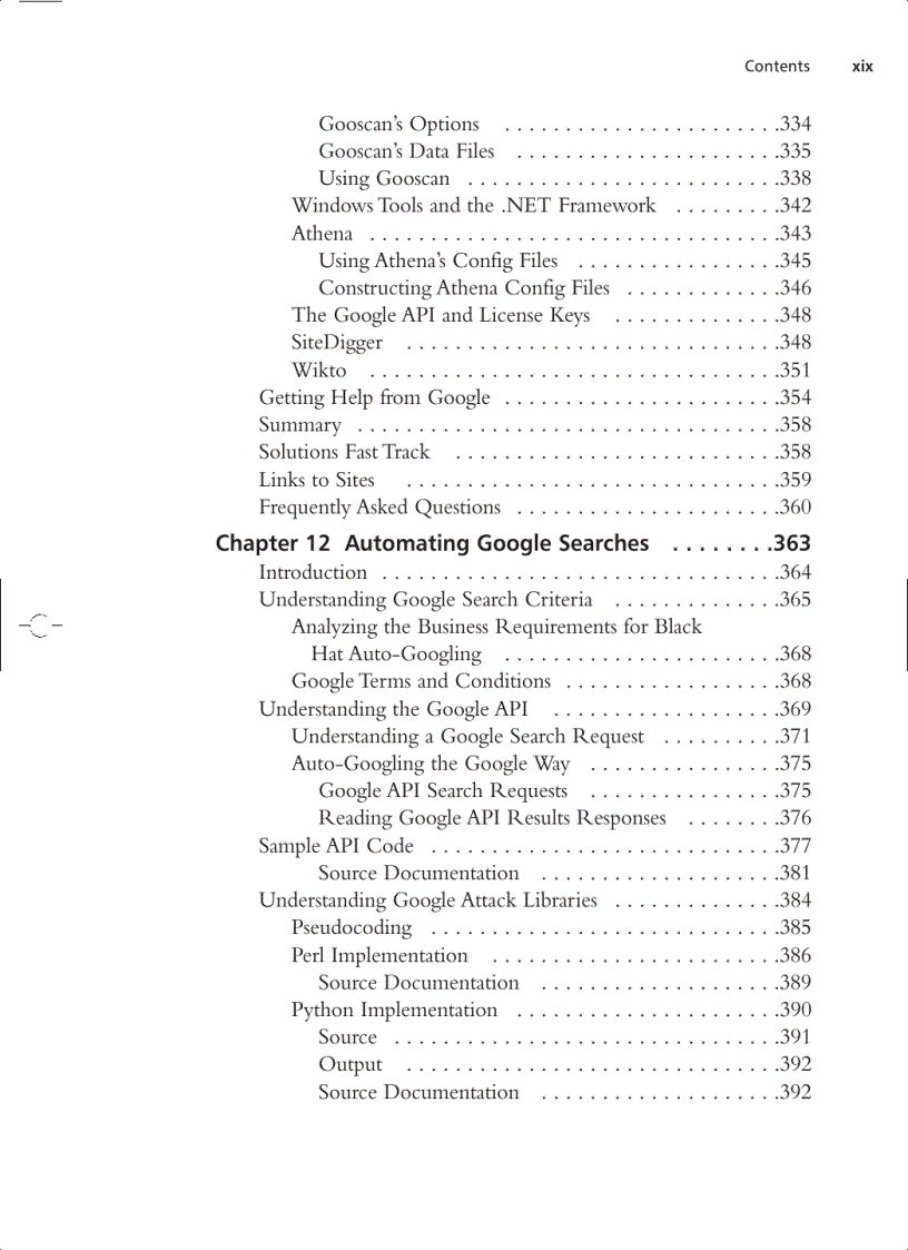 image for page Google Hacking for Penetration Testers