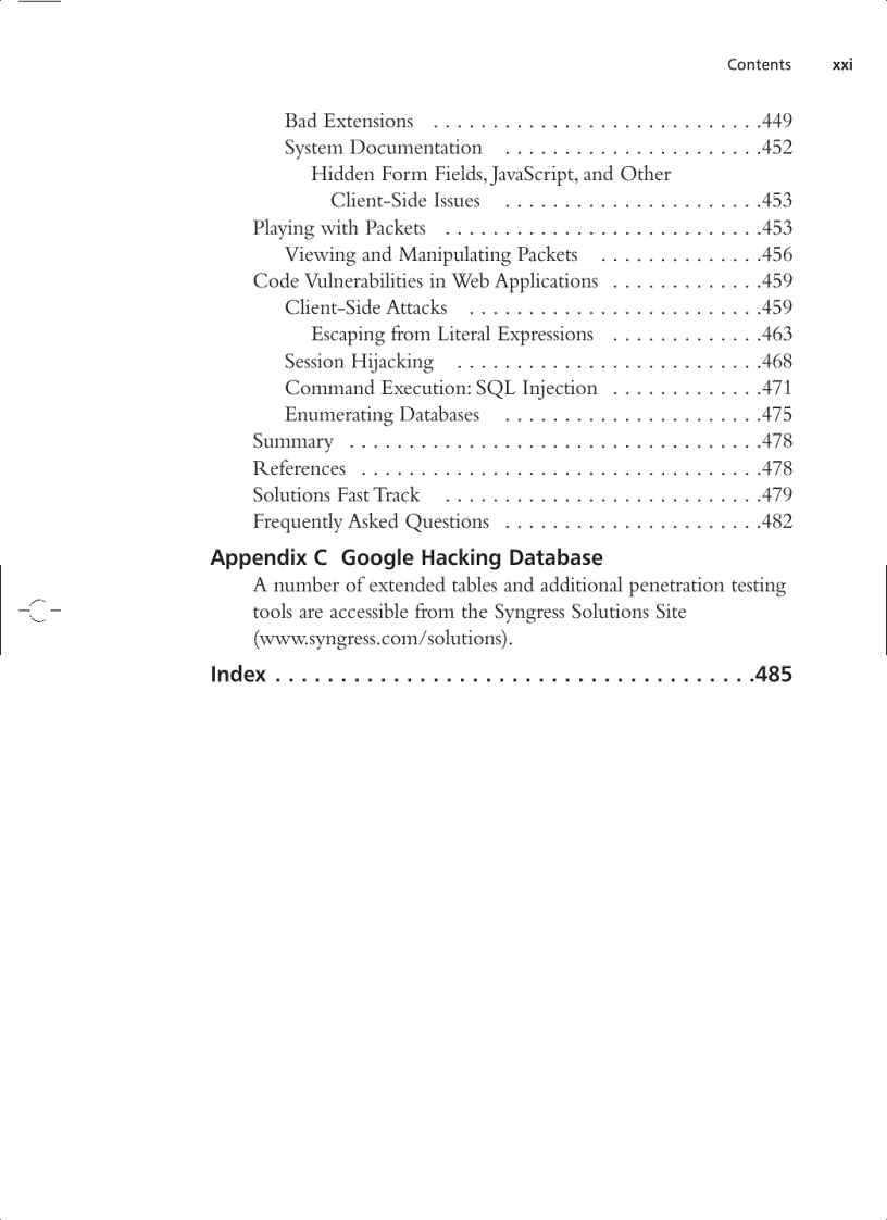 image for page Google Hacking for Penetration Testers