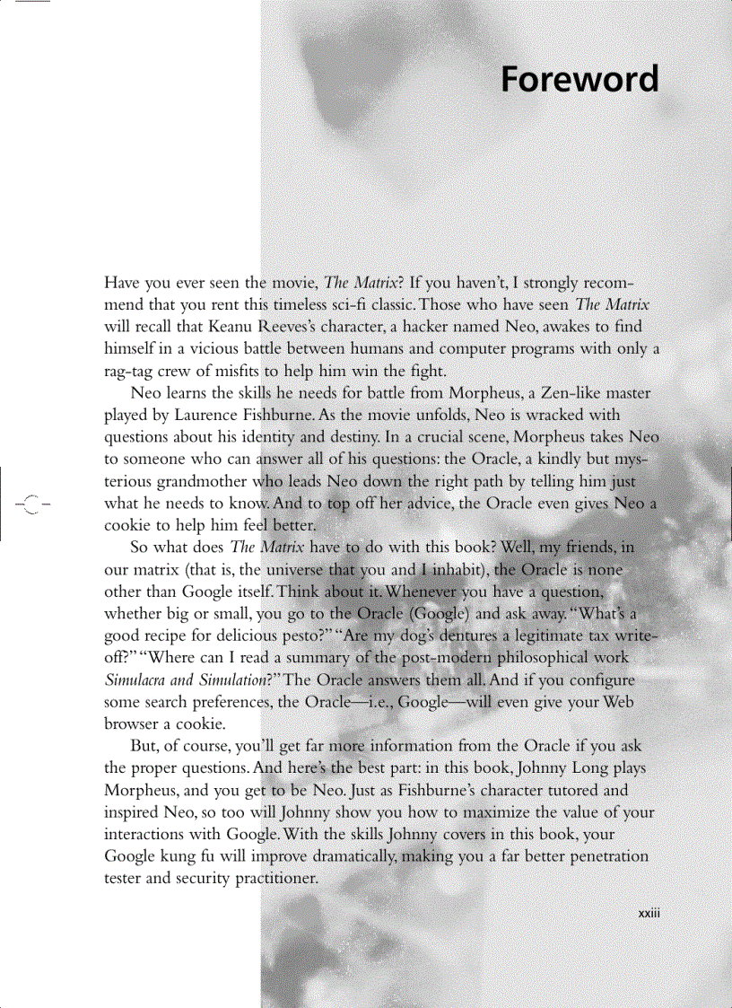 image for page Google Hacking for Penetration Testers