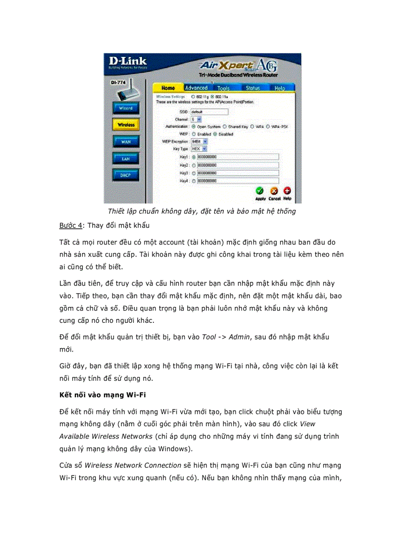 image for page Tự thiết lập Wi Fi tại nhà