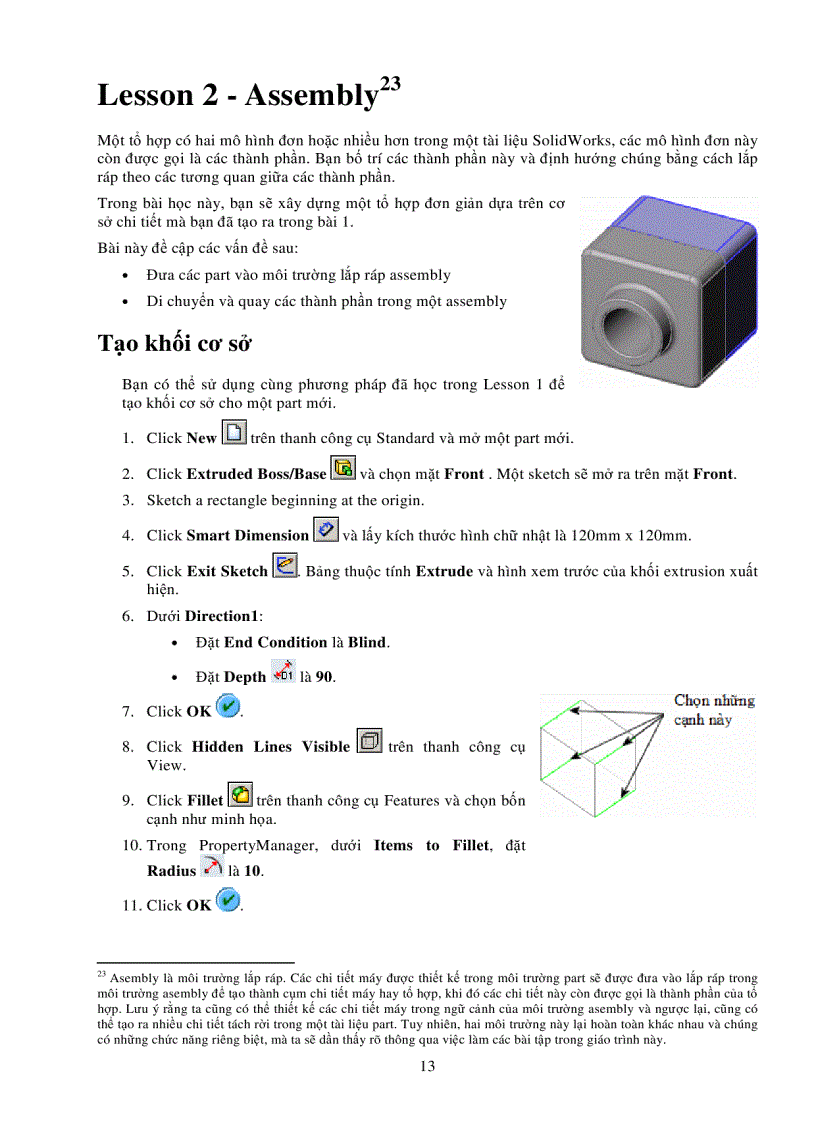 image for page Tutorial solidworks 2006