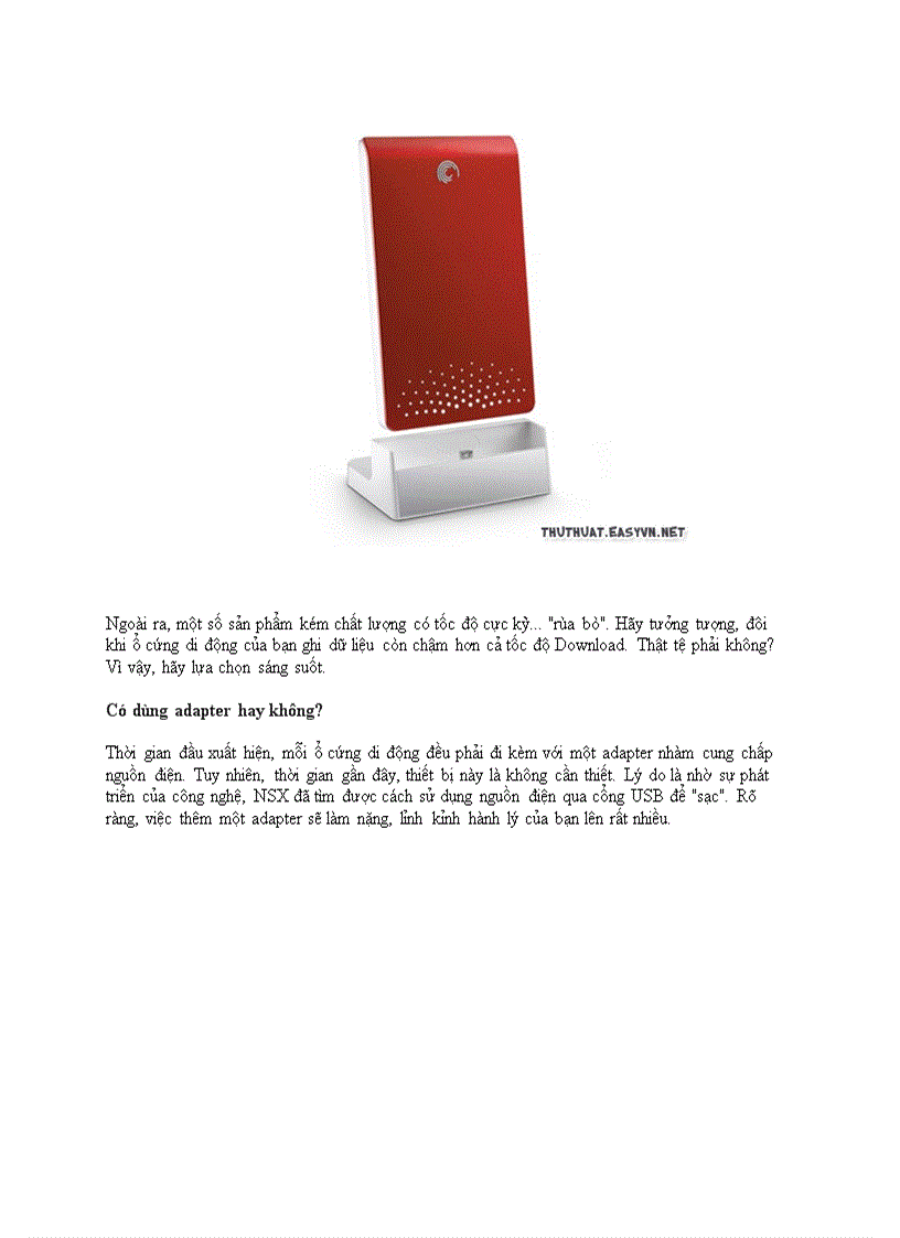 image for page Những lưu ý khi chọn mua ổ cứng gắn ngoài