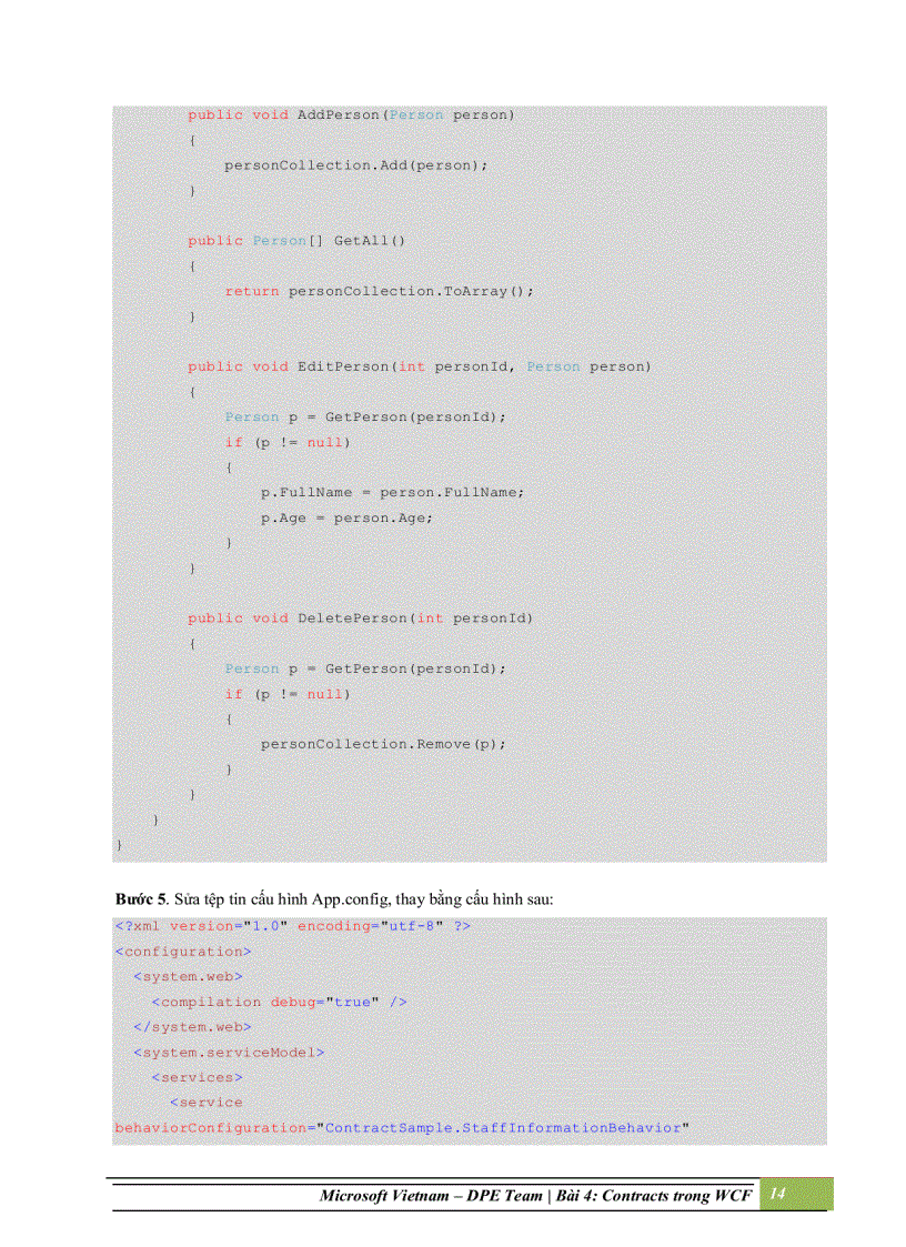 image for page Contracts trong windows communication foundation