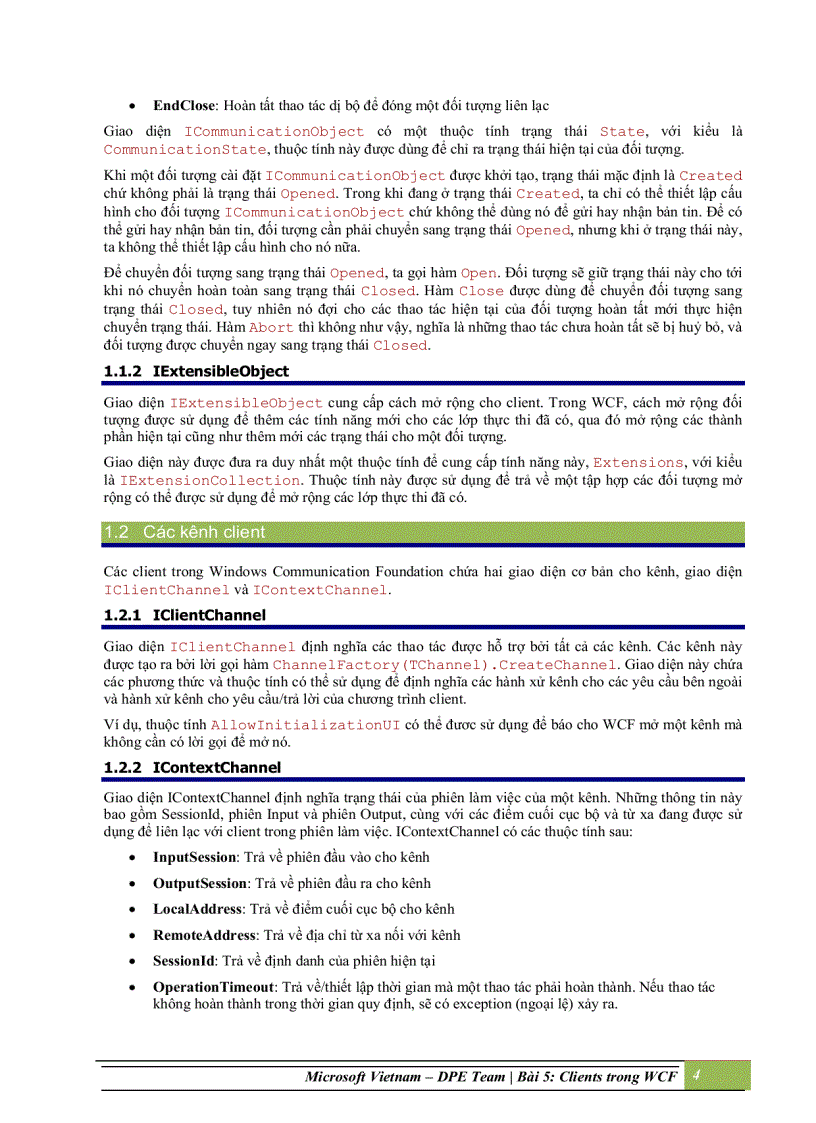 image for page Clients trong windows communication foundation