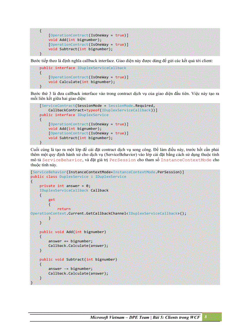 image for page Clients trong windows communication foundation