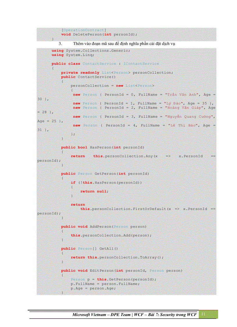 image for page Security trong windows communication foundation