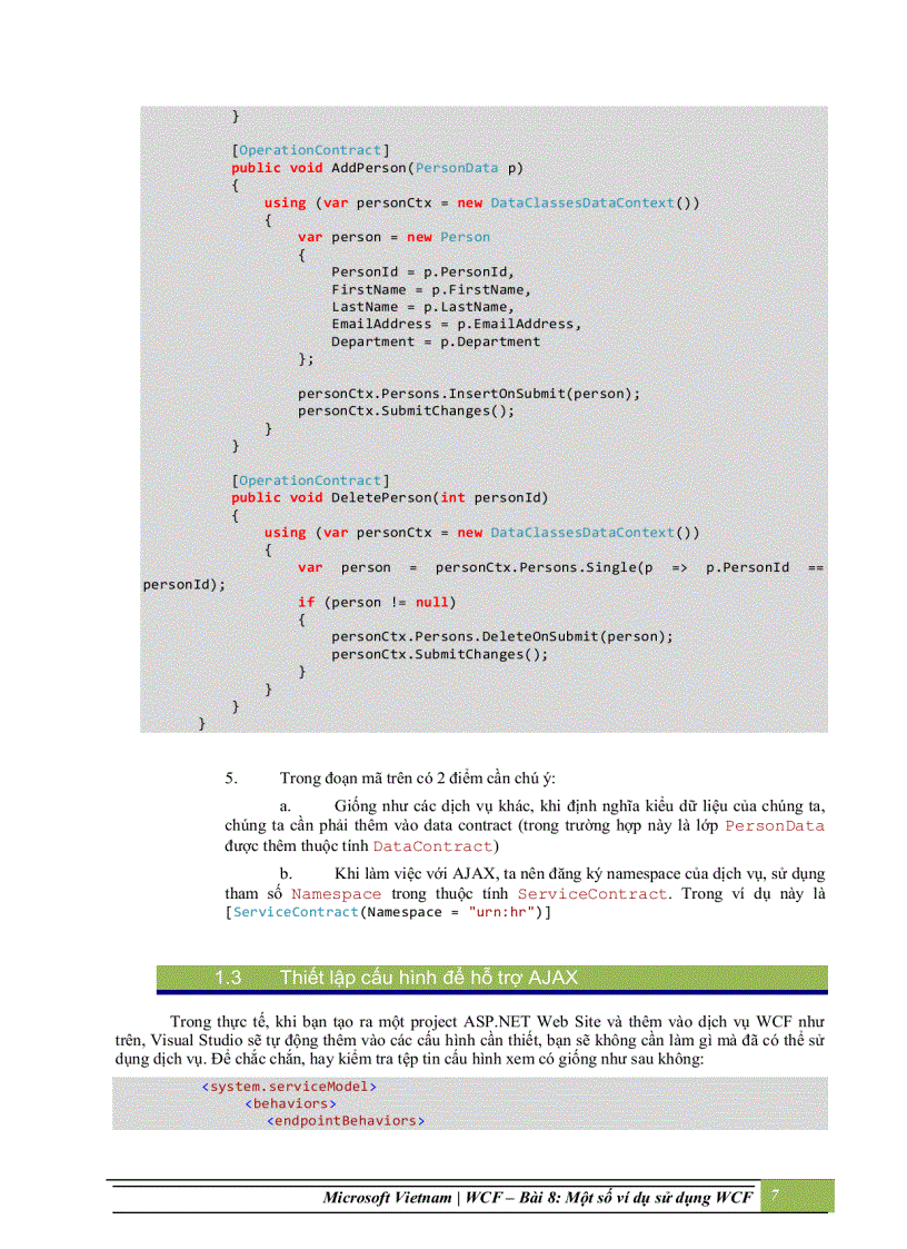 image for page Một số ví dụ sử dụng windows communication foundation