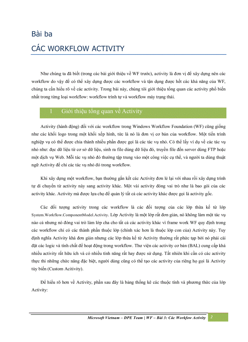 image for page Các workflow activity