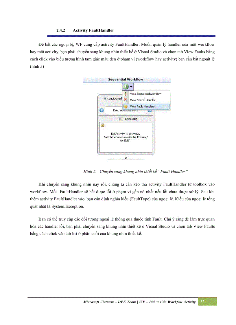 image for page Các workflow activity