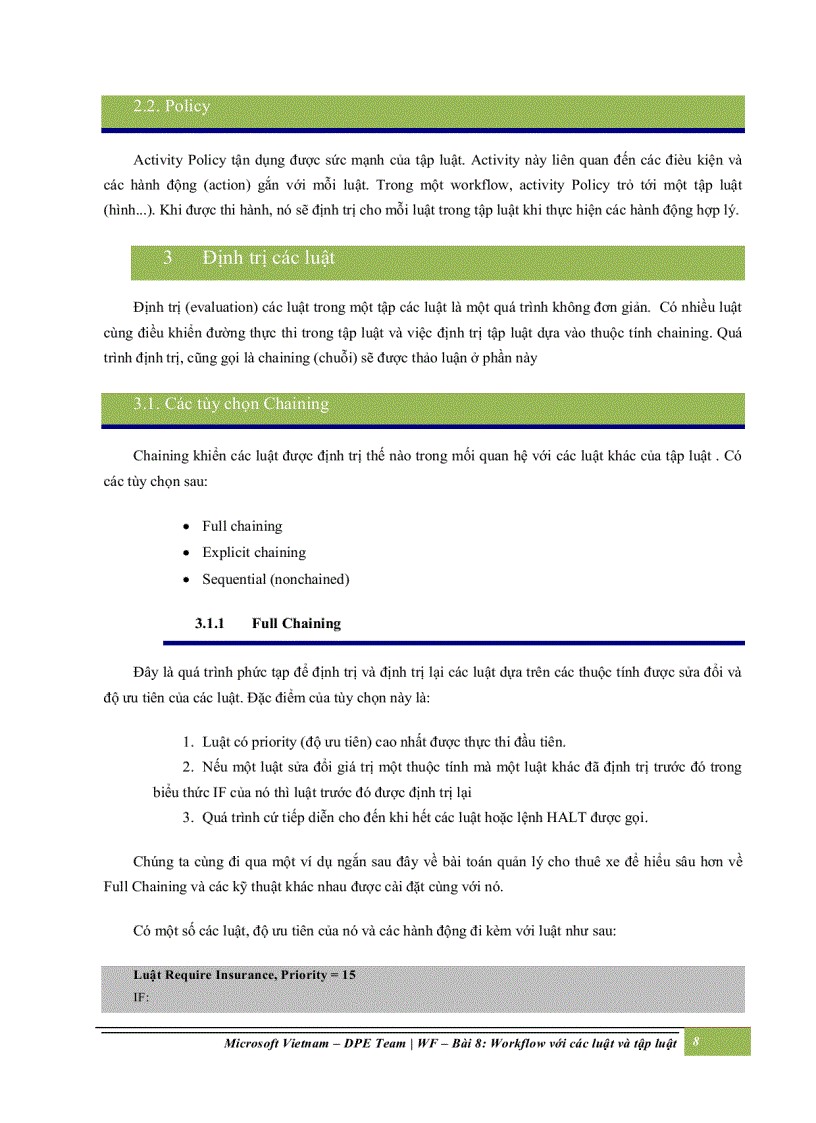 image for page Workflow với các luật và tập luật