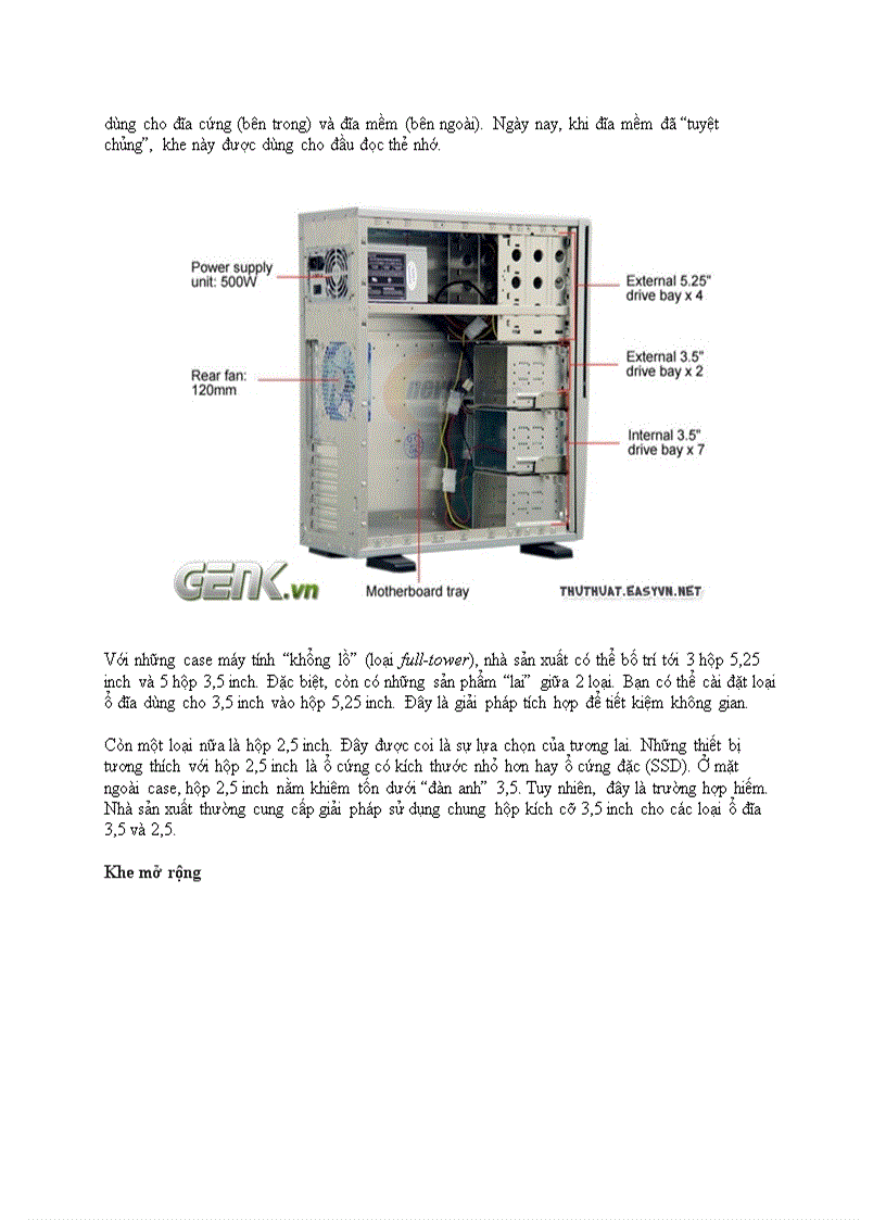 image for page Cách chọn thùng máy cho PC