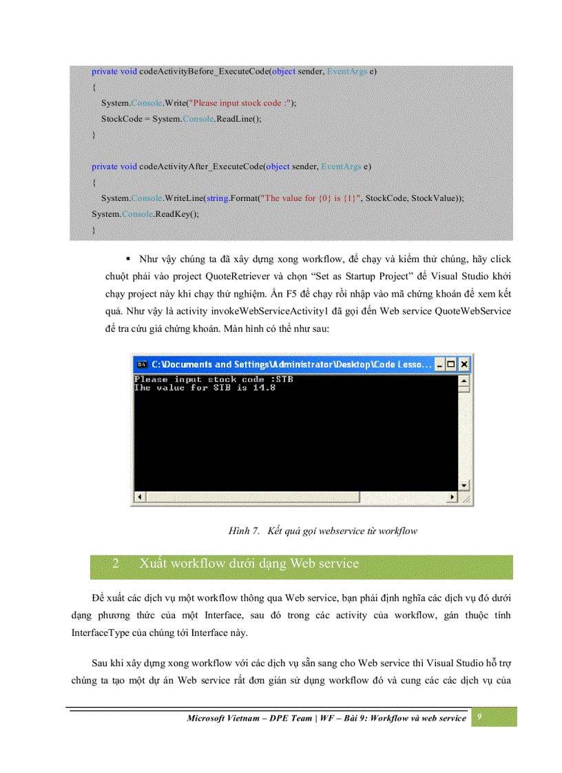 image for page WORKFLOW và web service