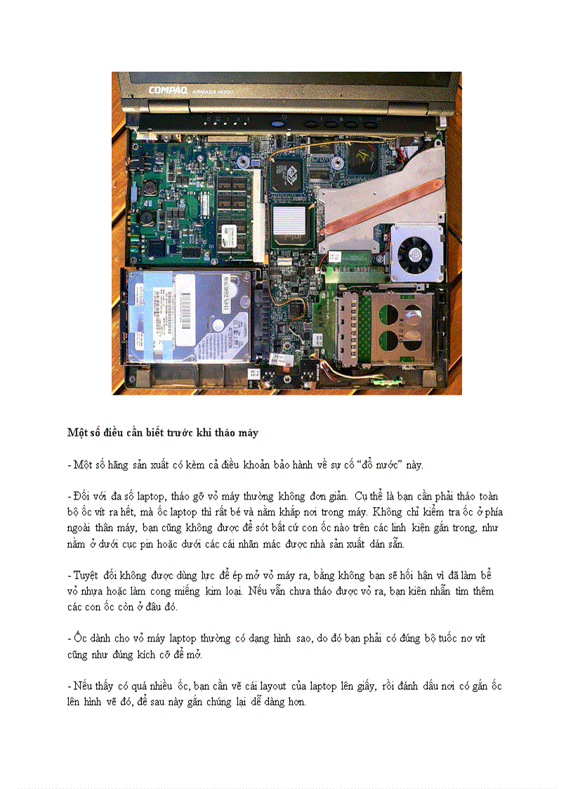 image for page Xử lý laptop khi bị dính nước