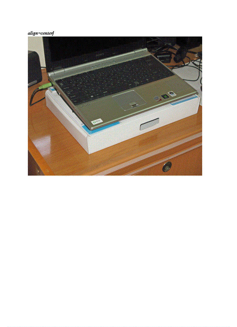 image for page Tự làm đế giải nhiệt cho laptop