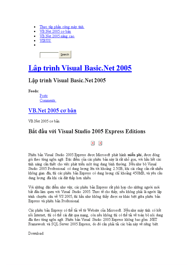 Lập trình Visual Basic Net 2005