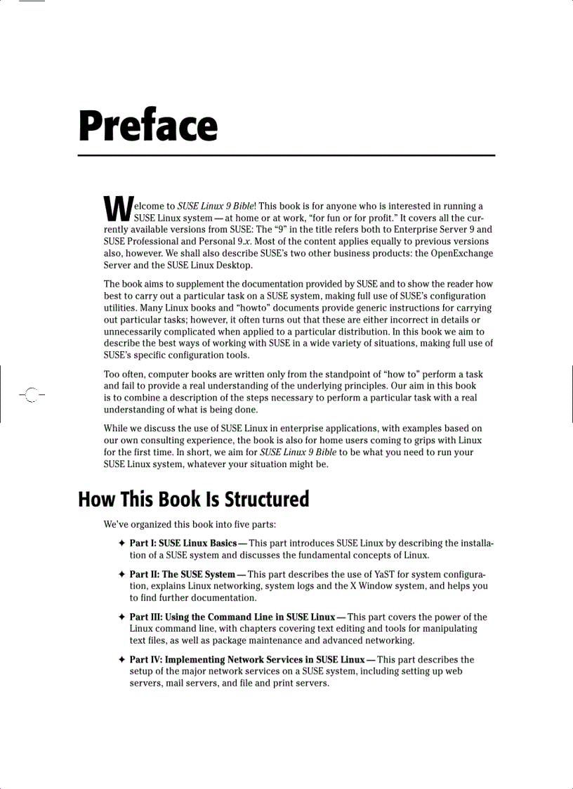 image for page SUSE Linux 9 Bible
