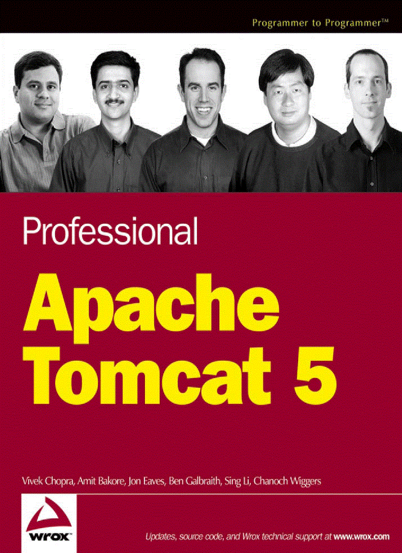 image for page Professional Apache Tomcat 5