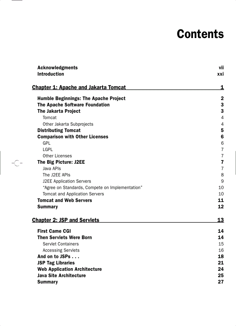 image for page Professional Apache Tomcat 5