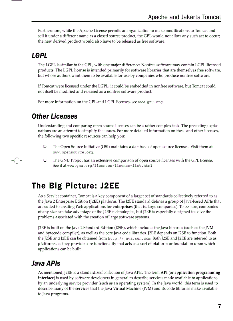 image for page Professional Apache Tomcat 5