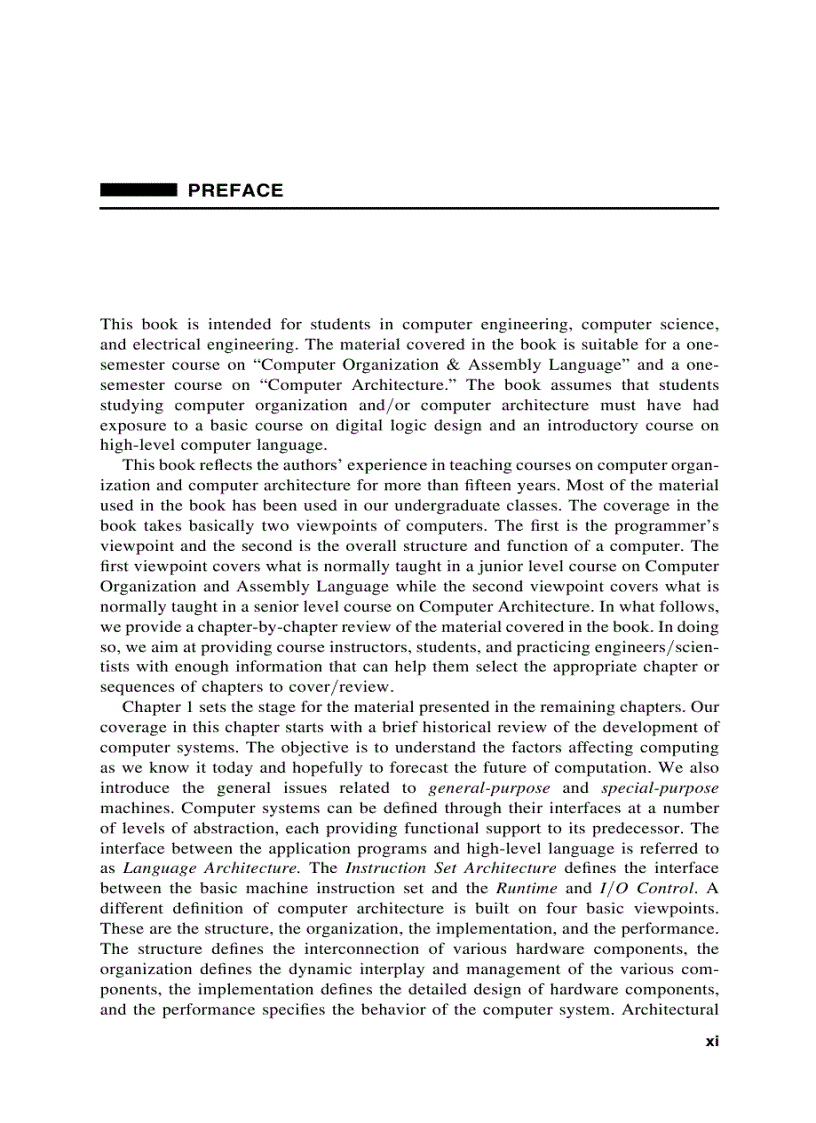 image for page Kiến trúc máy tính Fundamentals of Computer Organization and Architecture 2005 Wiley
