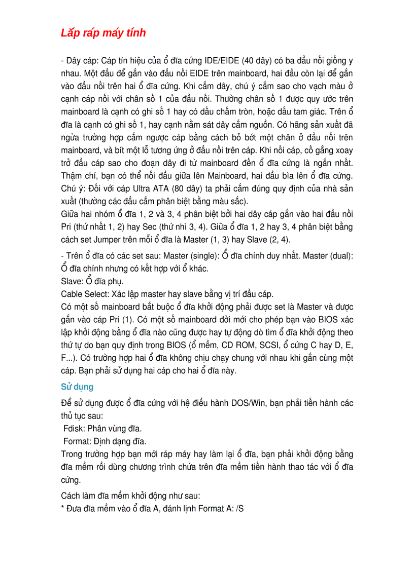 image for page Tự lắp ráp máy tính