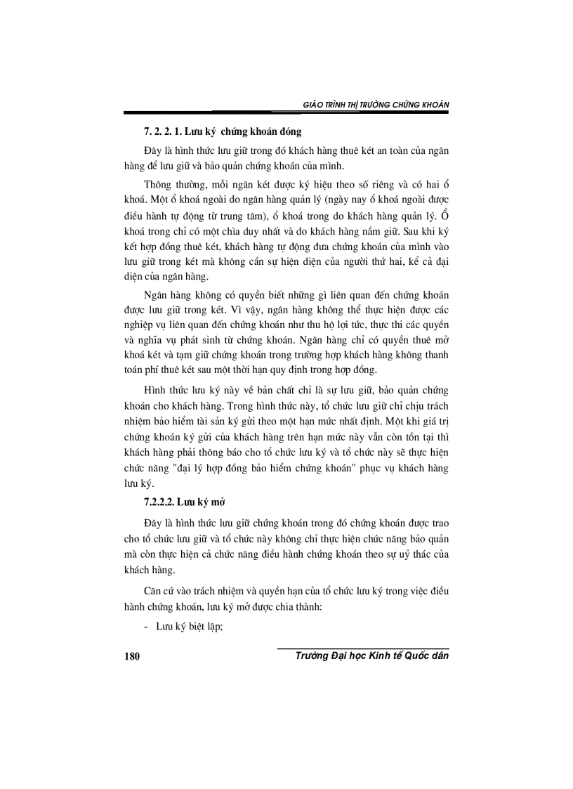 image for page Chương 7 Lưu ký đăng ký và thanh toán bù trừ chứng khoán